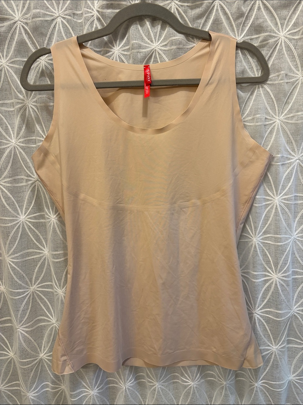 SPANX Nude Beige Scoop Neck Tank Top
